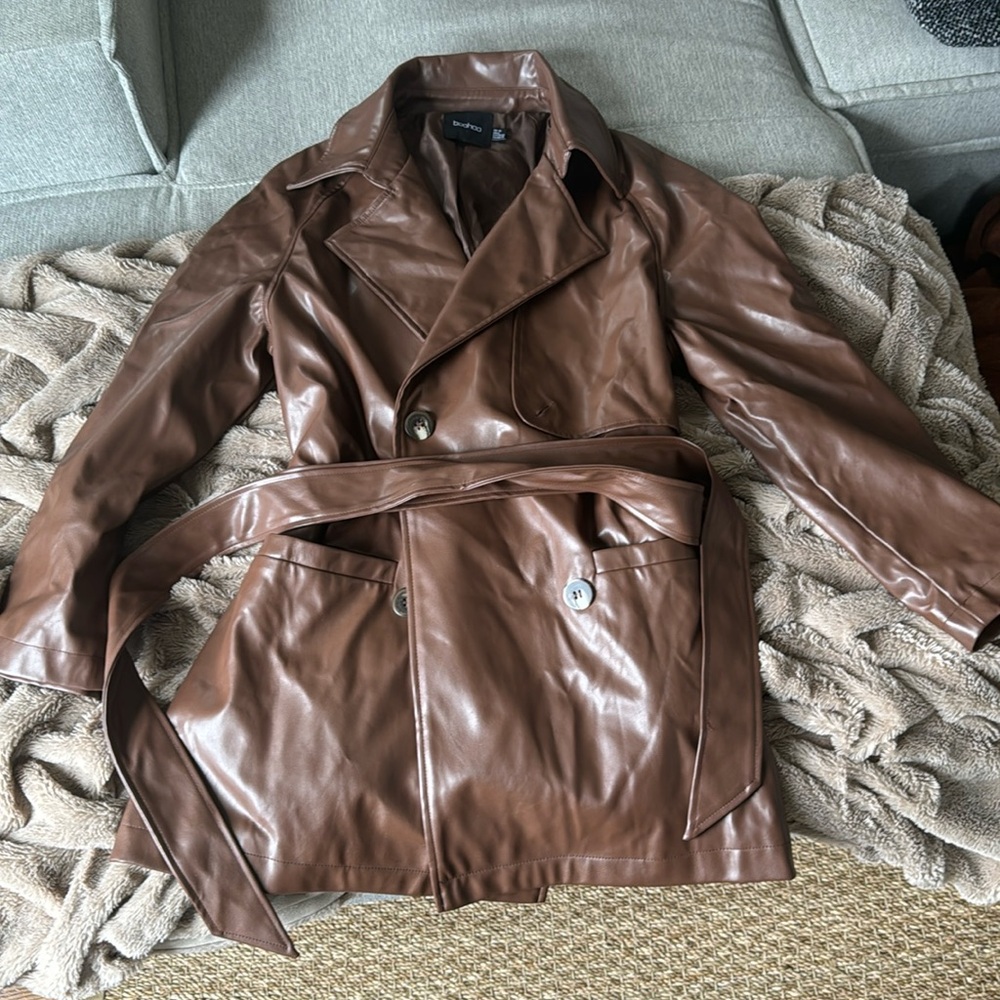 brown trench